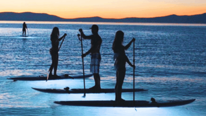 Paddle Surf With Led Lights in Menorca - Equipment and Instruction