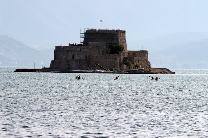 Paddle Under the Castles Palamidi, the Acropolis of Argos, Bourtzi Island - Key Points
