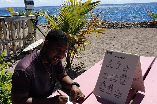 PADI Discover Scuba Diving at Champagne Reef Dominica - Scuba Equipment and Gear