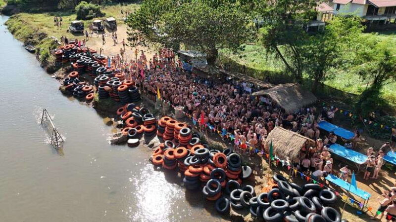 Pai: Jungle Tubing River Excursion With DJS & Foam Party - Main Stops
