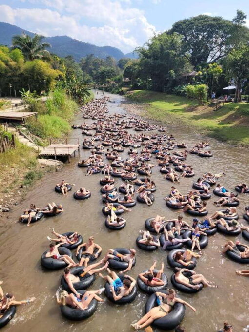 Pai: Jungle Tubing River Excursion With DJS & Foam Party - Not Suitable For