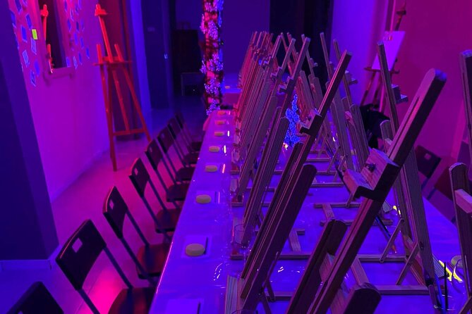 Paint a Neon Fluorescent Picture While Drinking Unlimited Wine - Booking and Cancellation