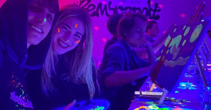 Paint and Sip in the Dark at Rembrandt Van Wine Amsterdam - Important Notes