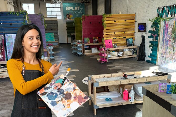 Paint Night - Splat & Sip: 60 Min Action Art Session - Key Points