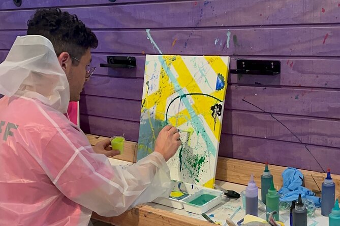 Paint Night - Splat & Sip: 60 Min Action Art Session - Accessible Venue