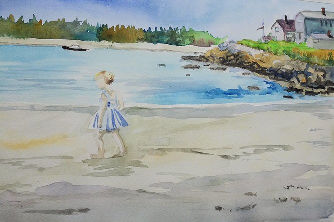 Paint Outdoors in Portland, Maine - Provided Supplies