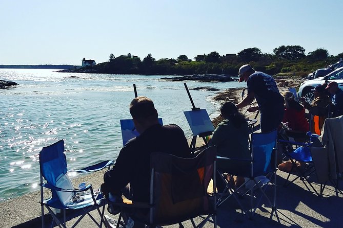Paint Outdoors in Portland, Maine - Preparing for the Class