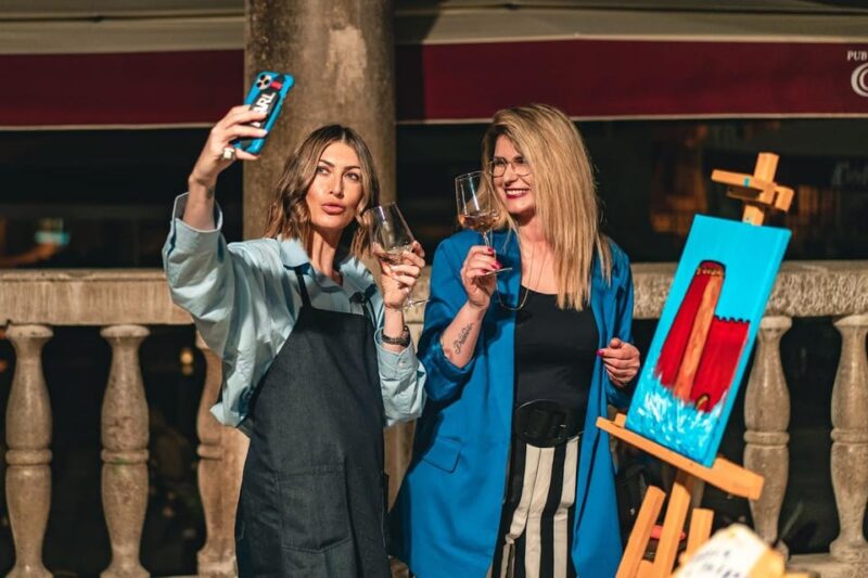 Paint & Sip: Unleash Your Creativity, One Glass at a Time! - Included in the Experience