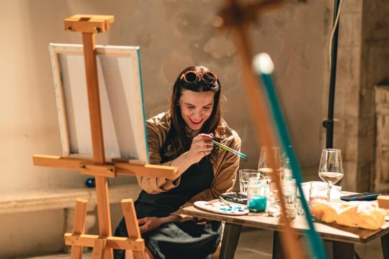 Paint & Sip: Unleash Your Creativity, One Glass at a Time! - Meeting Point and Duration