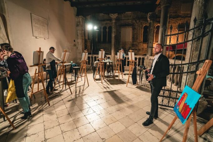 Paint & Sip: Unleash Your Creativity, One Glass at a Time! - Artistic Journey in Trogir