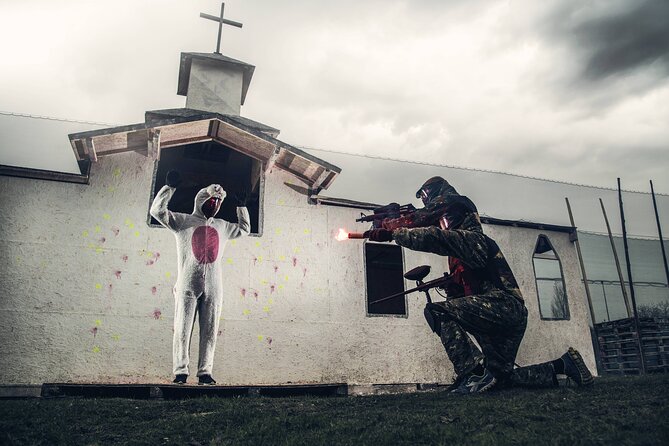 Paintball Game With Private Entrance in Lahovice - Booking and Cancellation