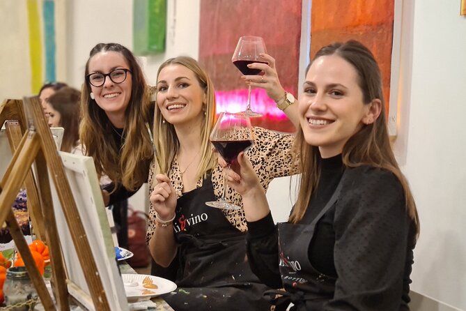 Painting Party at Art Bottega - Paint & Wine Studio in Rijeka - Atmosphere and Socialization