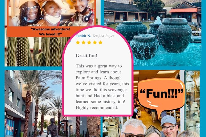 Palm Springs Team Trivia Hunt: New  Mobile Game App! - Meeting Point and Accessibility
