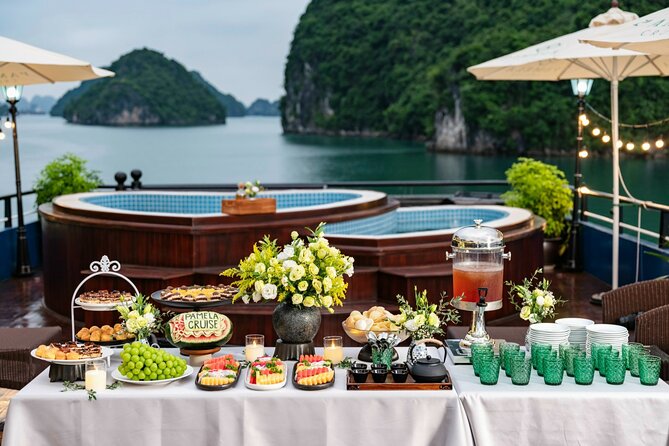 Pamela Halong 5 Star Day Cruise With Jacuzzi and Buffet Lunch - Included in the Cruise