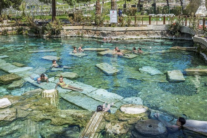 Pamukkale Hot Springs and Ancient City of Hierapolis With Lunch From Kusadasi - Relaxing at Pamukkale
