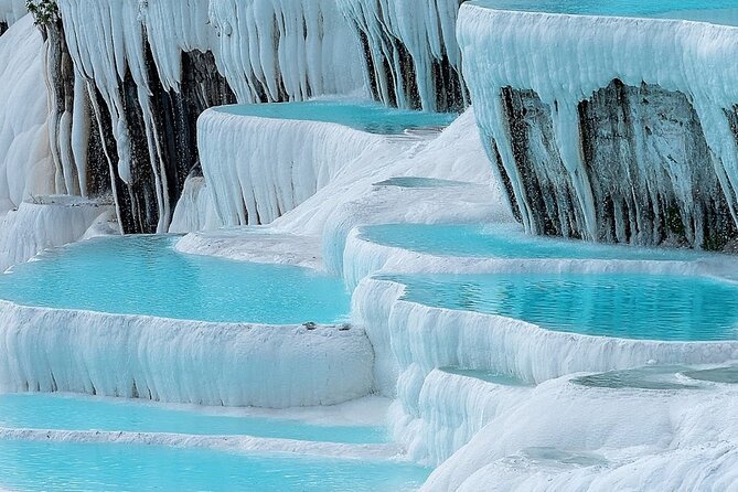 Pamukkale & Salada Lake W. Entrance, Meals & Transfer From Alanya - Swimming in Cleopatras Thermal Pool