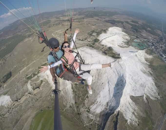 Pamukkale: Tandem Paragliding With Ancient Hierapolis Views - Booking and Cancellation