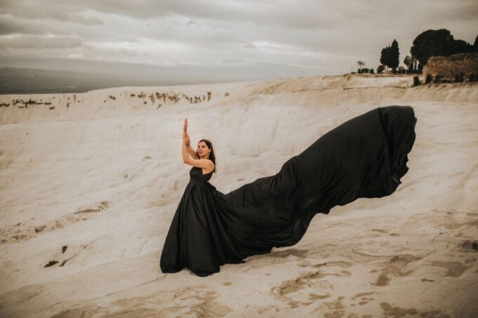 Pamukkale Travertine Photoshoot With Flying Dress - Booking and Cancellation