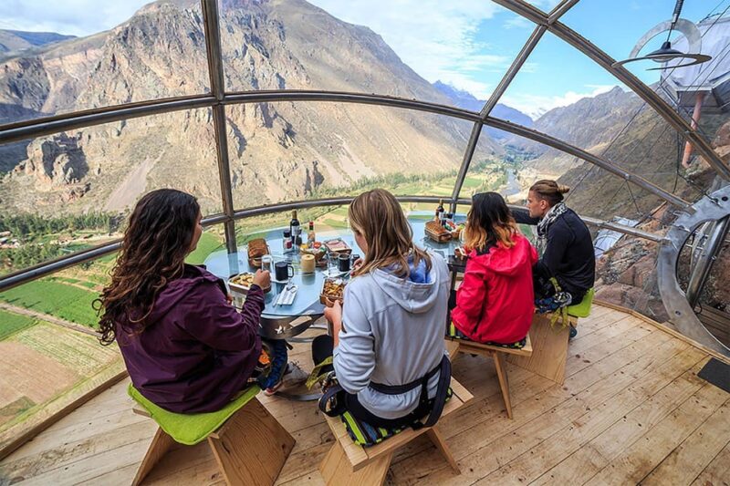 Panoramic Lunch at Skylodge - Duration and Timing