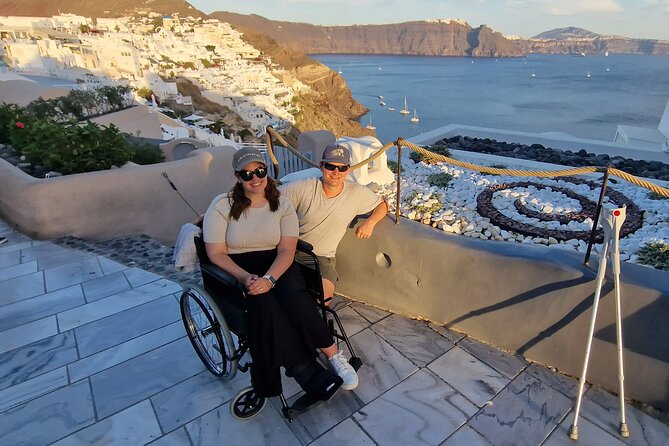 Panoramic Views Santorini Private Tour for Travelers With Limited Mobility - Inclusions and Accessibility