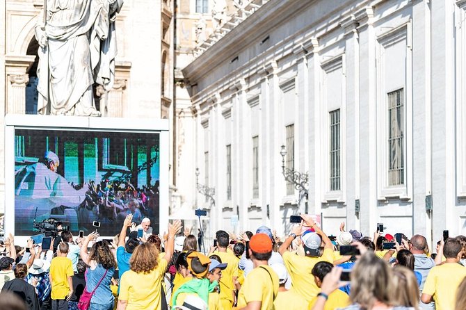 Papal Audience With Pope Francis - Tour Inclusions and Exclusions