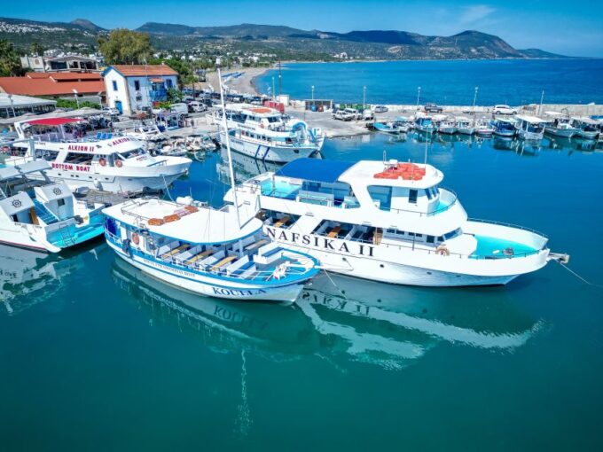 Paphos/Akamas: Blue Lagoon Bus & Boat Tour With Water Slide - Frequently Asked Questions