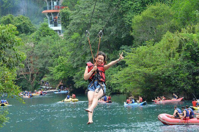 Paradise Cave & Dark Cave All-Inclusive 1-Day - Dark Cave: From Mud Baths to Ziplining