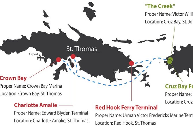 Paradise Taxi & Tours USVI- St Thomas Airport Transportation to Crown Bay Marina - Vehicle Features