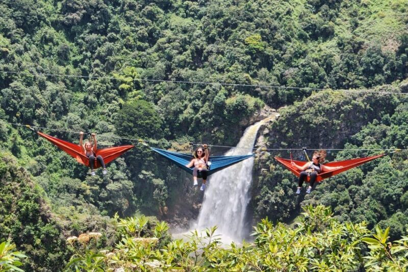 Paragliding and Hammocks Zipline Over Waterfalls - Highlights of the Experience