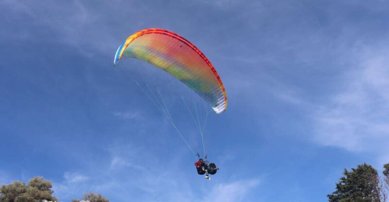 Paragliding Flight in Paestum - Soaring Through the Skies