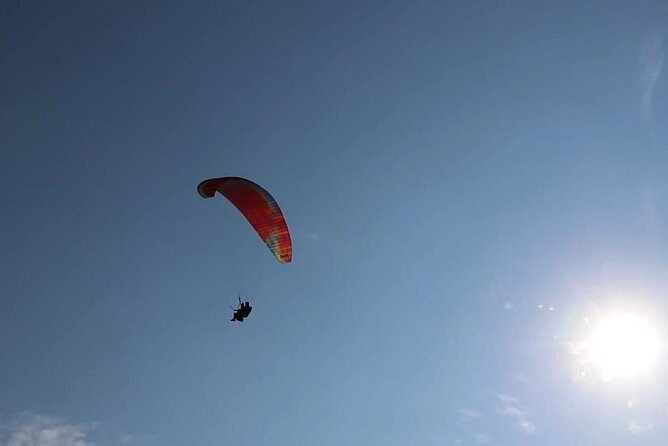 Paragliding Flight Over the Gardens of Ninfa - Professional Pilots and Safety