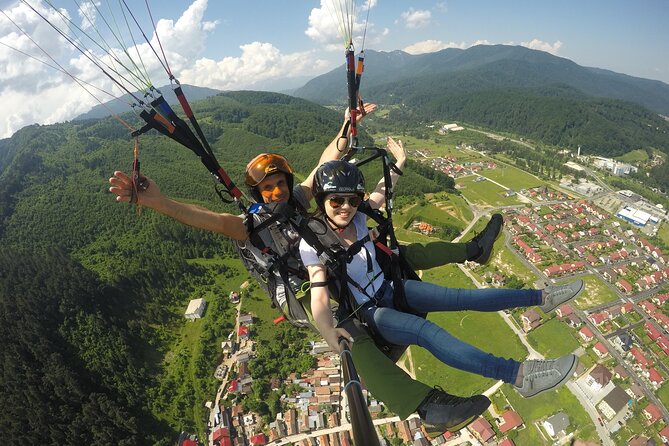 Paragliding Tandem Flight From Bunloc, Brasov - Stunning Mountain Views