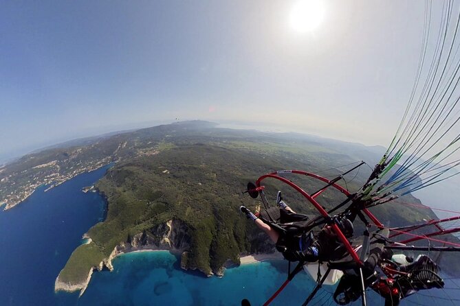 Paramotor Trike Flight at Corfu - Opportunities During the Flight