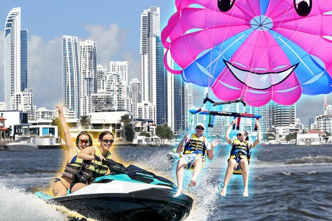 Parasailing and Jet Ski Activity for Two - Key Points