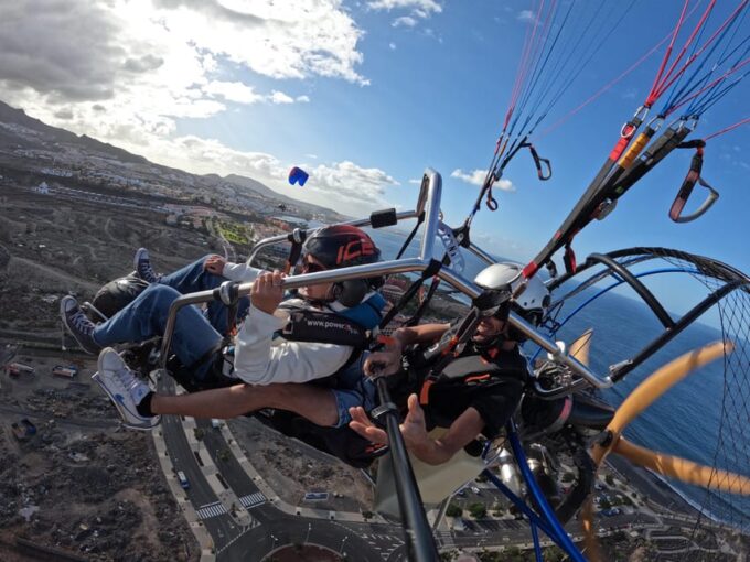 Paratrike Flying: (Motorised) as a COUPLE in TENERIFE - Age and Weight Restrictions