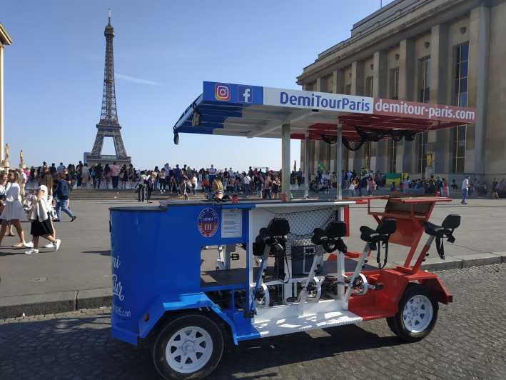 Paris: 1.5-Hour Eiffel Tower Beer Bike Tour - Activity Highlights