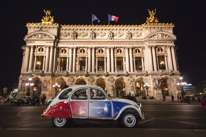 Paris and Montmartre 2CV Tour by Night With Champagne - Classic French Citroën 2CV