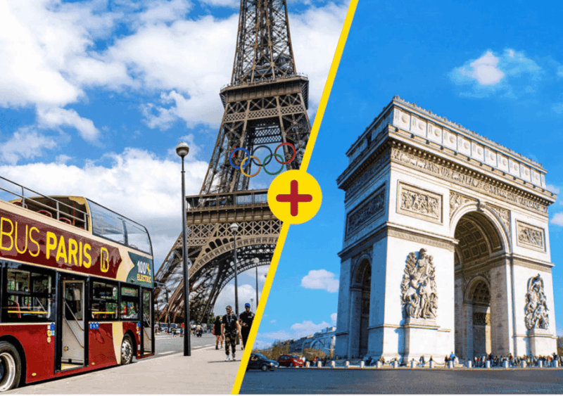 Paris: Arc De Triomphe Ticket & Big Bus Hop-On Hop-Off Tour - Highlights and Inclusions