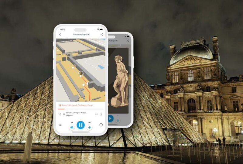 Paris: Audio Guide of the Louvre in English in Mobile App - Highlights of the Louvre