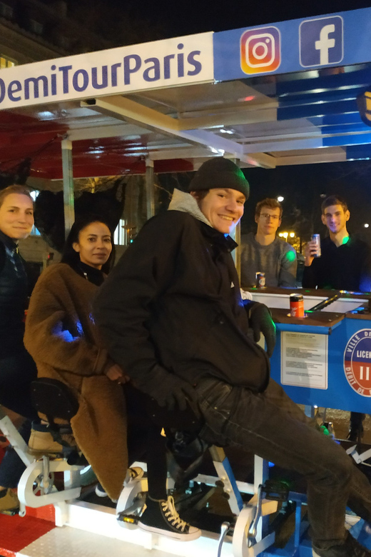 Paris: Beer Bike Bar With Drinks Included - Highlights and Features