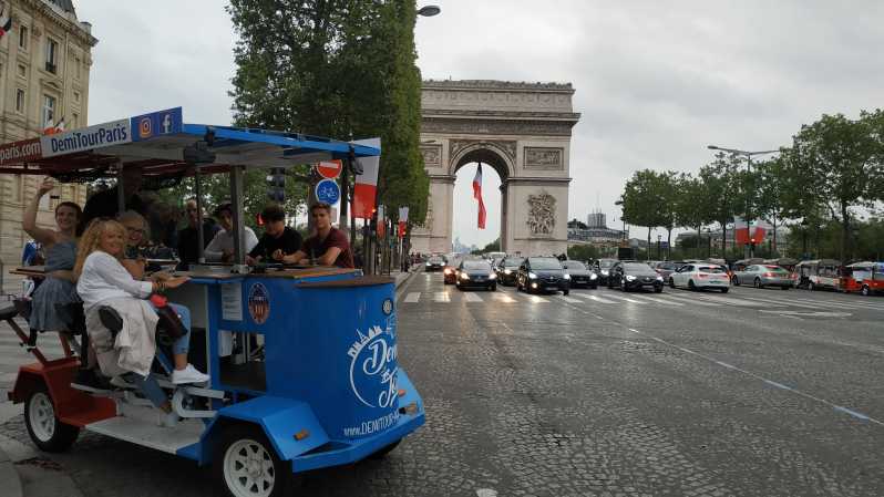 Paris: Beer Bike Bar With Drinks Included - Meeting Point and Reservation