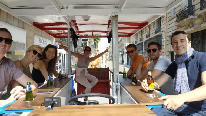 Paris: Beer Bike Bar With Drinks Included - Green Way to See the City