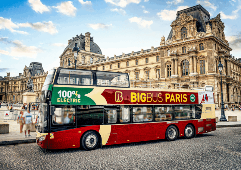 Paris: Big Bus Hop-On Hop-Off Tour With Optional Cruise - Features and Amenities