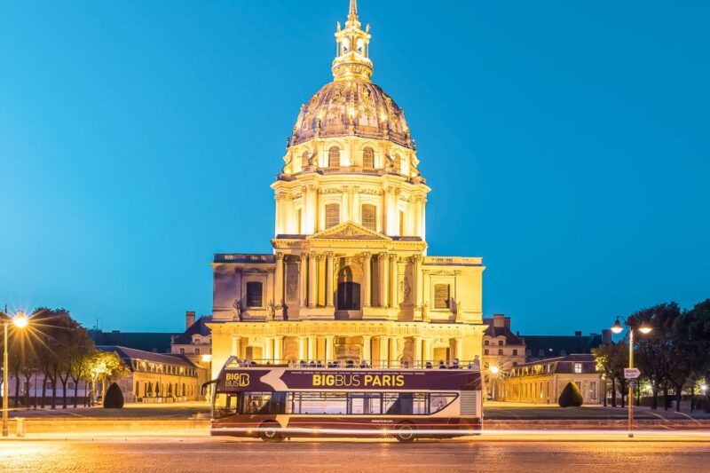 Paris: Big Bus Panoramic Night Tour by Open-Top Bus - Meeting Point