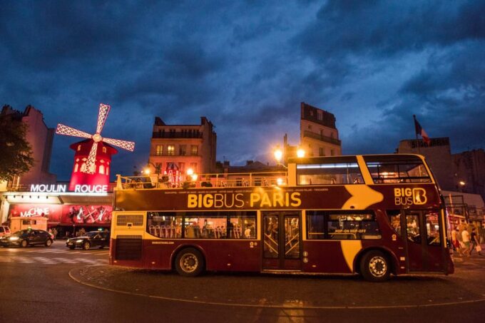 Paris: Big Bus Panoramic Night Tour by Open-Top Bus - Frequently Asked Questions