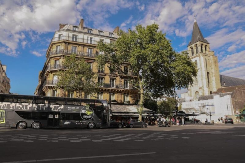 Paris Bus Toqué St Germain 3-Course Dinner W/ Champagne - Unique Dining on the Bus Toqué