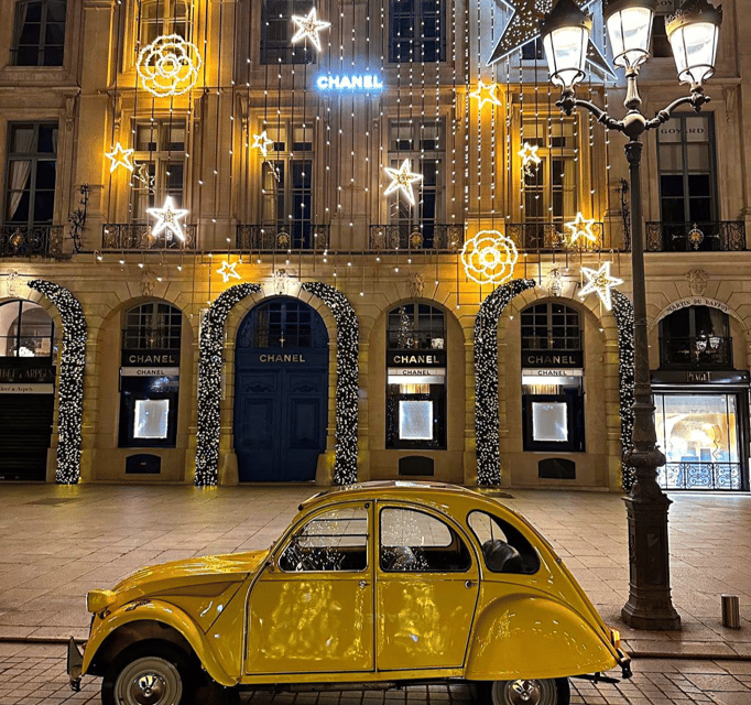 Paris: Christmas Tours in 2CV - Key Points