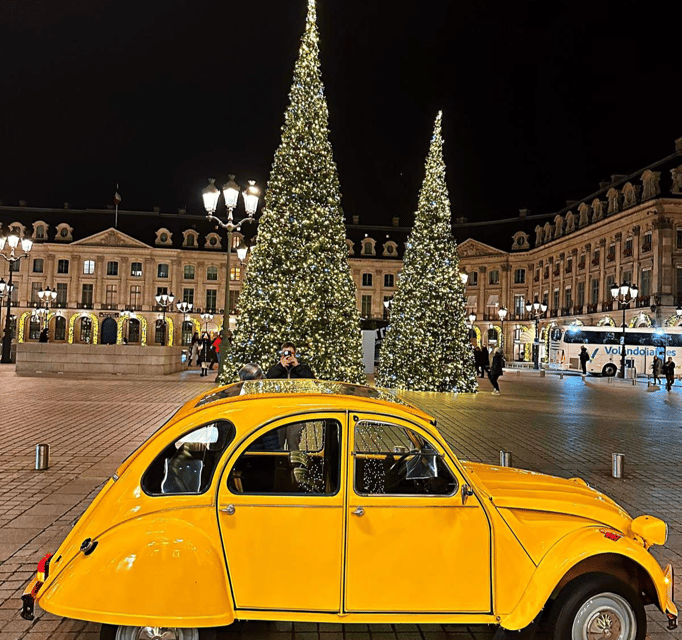 Paris: Christmas Tours in 2CV - Itinerary Highlights