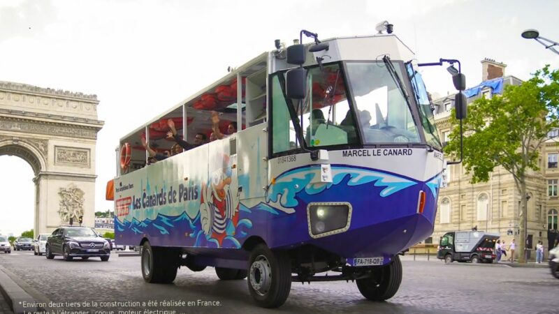 Paris: City and River Seine Tour on an Amphibious Bus - Amphibious Vehicle Experience