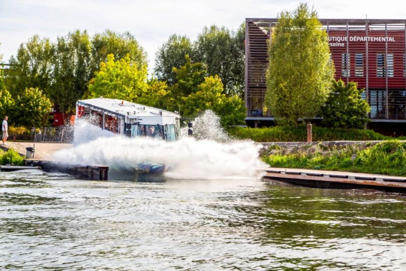 Paris: City and River Seine Tour on an Amphibious Bus - Tour Inclusions and Duration